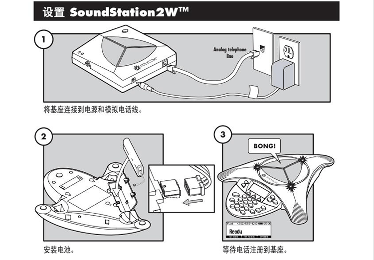 寶利通 Polycom Sound Station 2W擴(kuò)展型