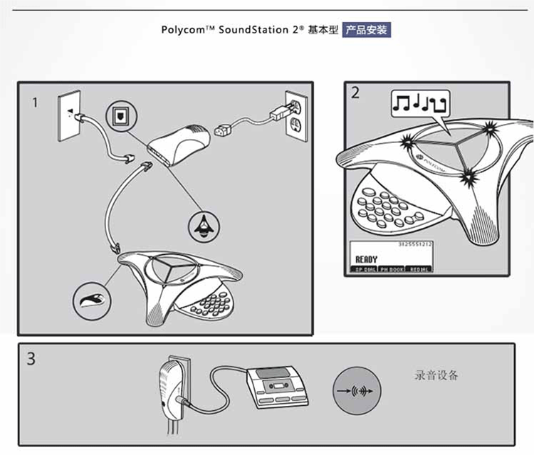 寶利通 Polycom SoundStation2基本型